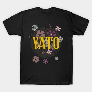 Aesthetic Proud Name Yato Flowers Anime Retro Styles T-Shirt